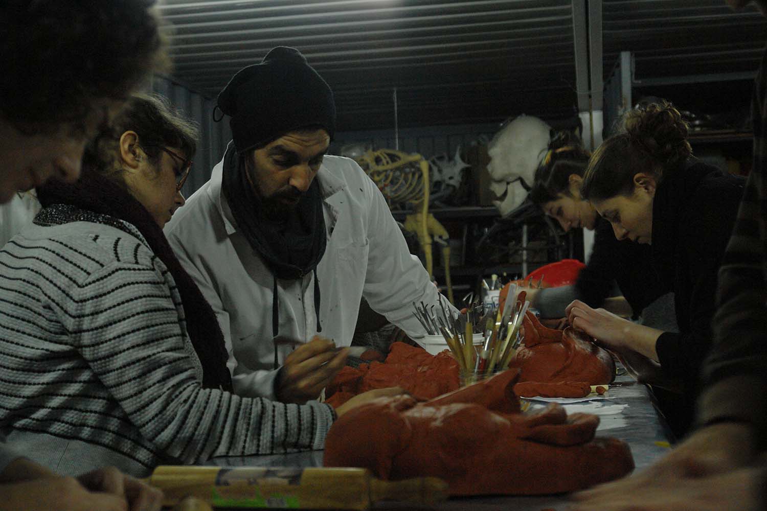 Workshop Máscaras em Papel em Pinhal Novo / Fotografia de Helena Oliveira